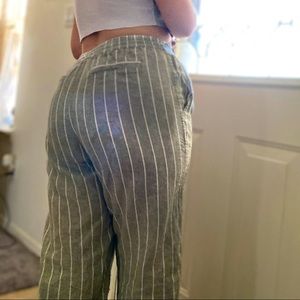 Beachlunchlounge linen Capri loose pants!